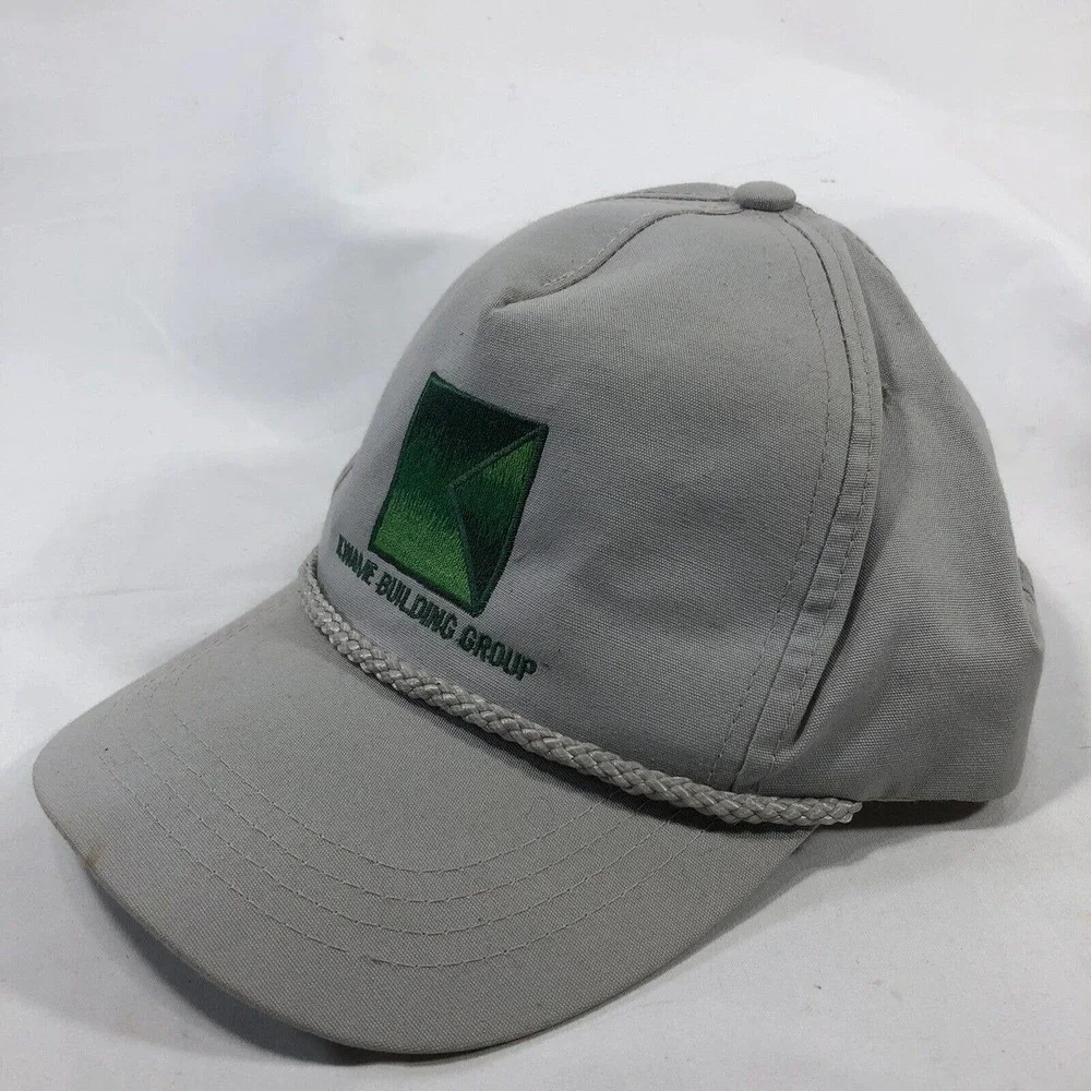 Kwame Building Group Rope Hat Cap Yupoong Adjustable Strap One Size Fits Most OS